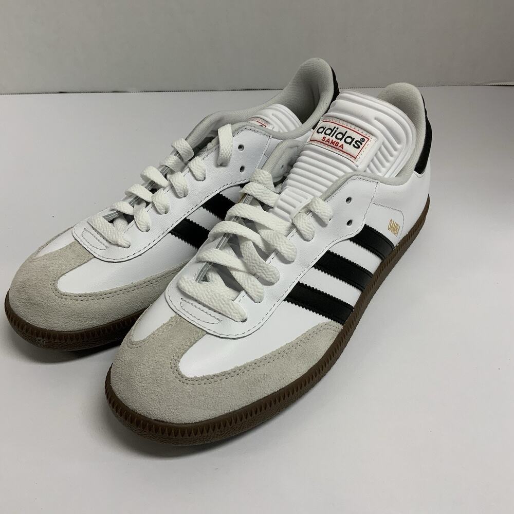 adidas Samba Athletic Shoes White Black Gum